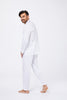 Pyjama en coton blanc