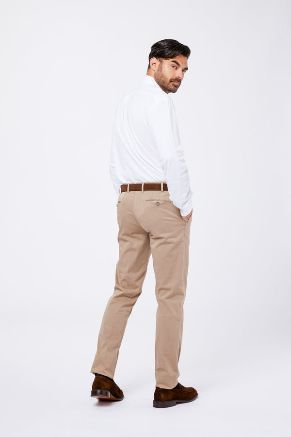 Camicia Bianca Jersey Collo Button Down