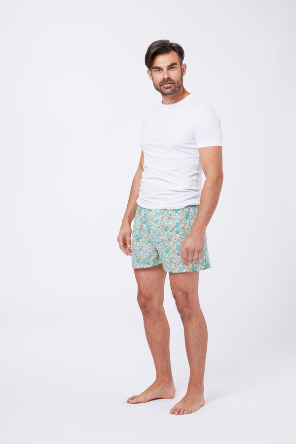 Intimo Cotone Liberty Verde BETSY D Principe di Firenze 