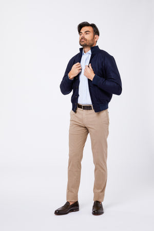 Camicia Celeste Cotone Collo Francese CIATENA 8 Principe di Firenze 
