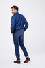 Camicia Azzurra Cotone Denim Leggero Collo Button Down CODALO 1070 AA Principe di Firenze 