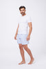 Intimo Cotone Quadretto Vichy Celeste RIPOGIA A001 Principe di Firenze 