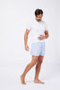 Intimo Cotone Fil a Fil Celeste CROSTOLI C003 Principe di Firenze 