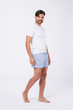 Intimo Cotone Liberty Celeste BETSY A Principe di Firenze 