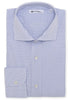 Camicia Celeste Cotone Quadrettato Collo Francese COBEA _A001 Principe di Firenze 