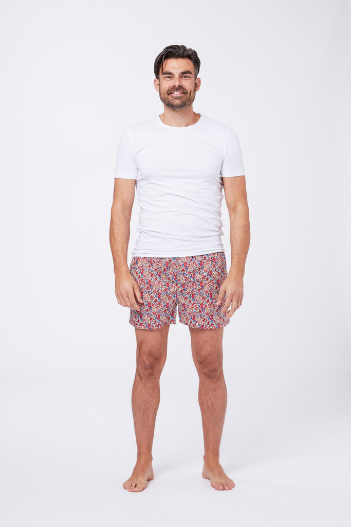 Intimo Cotone Liberty Rosso GEMAE C Principe di Firenze 