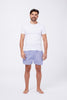 Intimo Cotone Quadretto Vichy Azzurro RIPOGIA B002 Principe di Firenze 