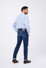 Camicia Celeste Cotone Popeline Collo Button Down RALIGO A001 Principe di Firenze 