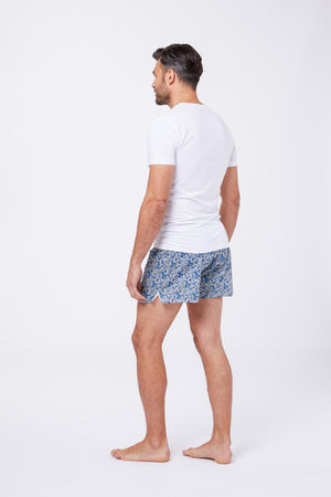 Intimo Cotone Liberty Blu GEMAE B Principe di Firenze 