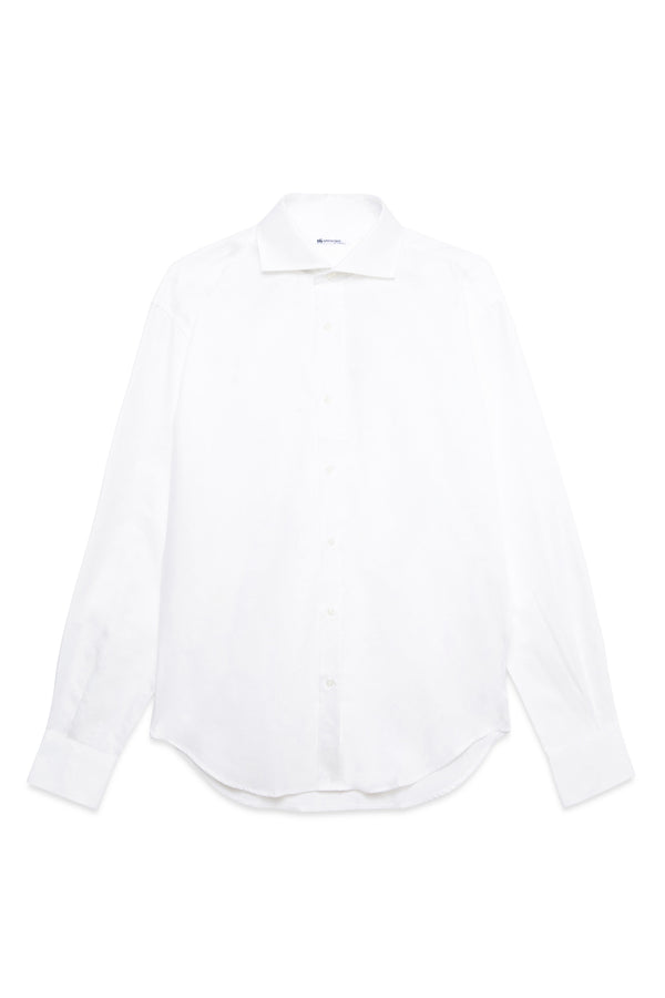 Camicia Bianca Cotone Oxford Unito Collo Francese PEPITO PTC Principe di Firenze 