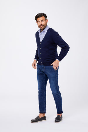 Camicia Azzurra Cotone Collo Francese VISTALO 12 Principe di Firenze 