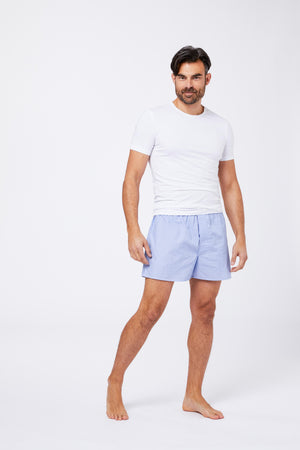 Intimo Cotone Fil a Fil Azzurro CROSTOLI A004 Principe di Firenze 