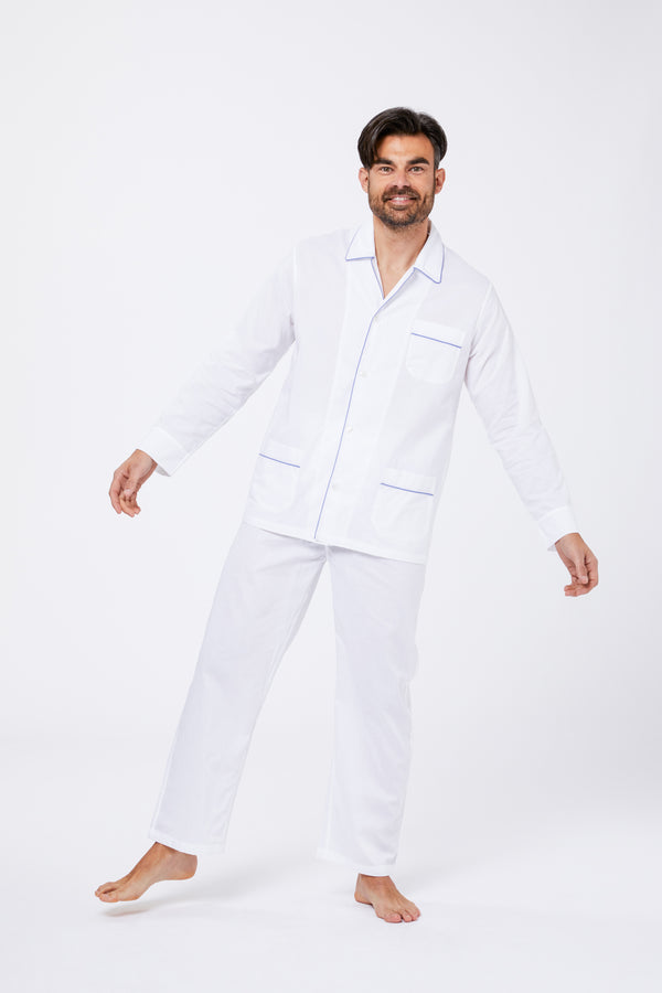 Pyjama en coton blanc