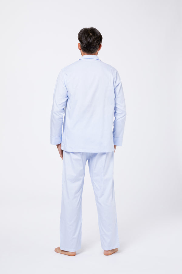 Pyjama en coton Panamino bleu clair